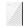 Western Digital WD My Passport 5 TB biały USB 3.0 / 2,5 inch, 19,15 mm / szyfrowanie 256-bitowe / WD Backup / biały (WDBPKJ0050BWT-WESN)