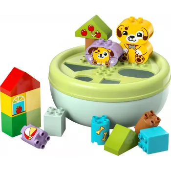 Zabawka konstrukcyjna LEGO DUPLO Domek szczeniaka z sorterem kształtów 10441, 17 elementów, dla dzieci w wieku 1½–5 lat