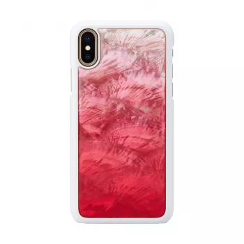 Etui ochronne iKins dla iPhone XS / iPhone X — Pink Lake biały