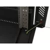 19-calowa szafa rack LANBERG FF01-6022-23B, 22U, 600×1000 mm, czarna, drzwi perforowane