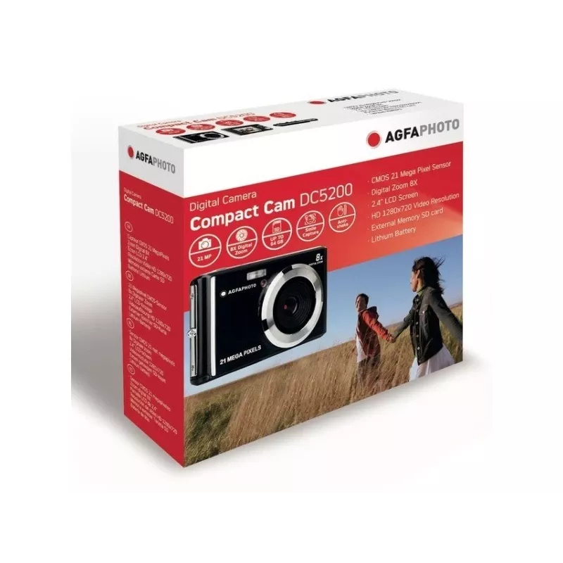 Aparat kompaktowy AgfaPhoto Compact DC5200 21 MP CMOS 5616 x 3744 pikseli Niebieski (DC5200-BL)