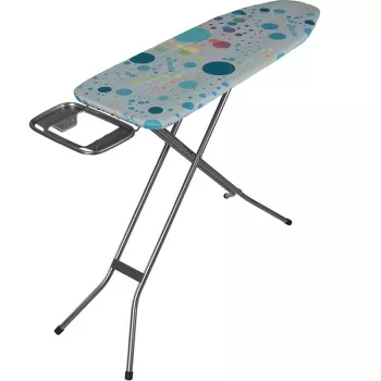 Deska do prasowania pełnowymiarowa Vileda — pełnowymiarowa nogi ze stali nierdzewnej powierzchnia 1200×380 mm wysokość 75–96 cm składana uchwyt na żelazko