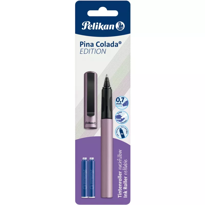 Pelikan Pina Colada Edition, długopis, kolory mieszane, niebieski, 0,7 mm, cienki, symetryczna