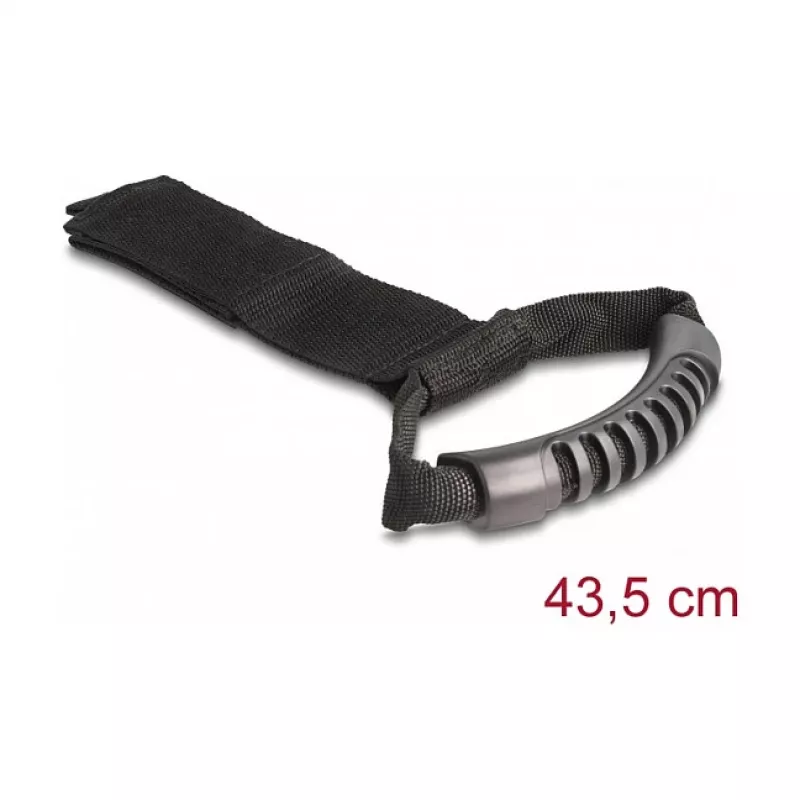 DeLOCK pasek do przenoszenia Dł. 435 x Szer. 50 mm czarny 2 szt.