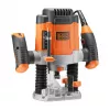 Router/Trimmer Czarny & Decker KW1200EKA-QS — kompaktowy frezarka górnowrzecionowa z regulowaną głębokością, ergonomiczną konstrukcją