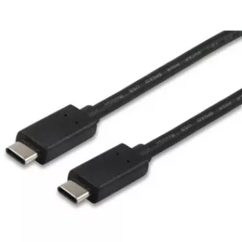 Equip USB 2.0 Type C kabel, 1m, 1 m, USB C, USB C, USB 2.0, Male/Male, Czarny