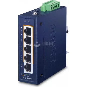Niezarządzalny przełącznik PLANET IGS-504PT 10/100/1000T PoE 5 portów