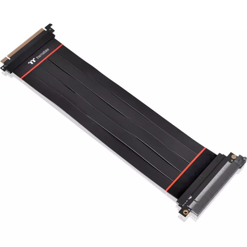 Wewnętrzny kabel zasilający THERMALTAKE AC-058-CO1OTN-C1, PCI-E x16 (Gen4) męski na żeński, 0,3 m, czarny