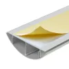 Aluminiowa listwa maskująca kable MACLEAN MC-814 S, srebrna — natynkowa osłona na kable