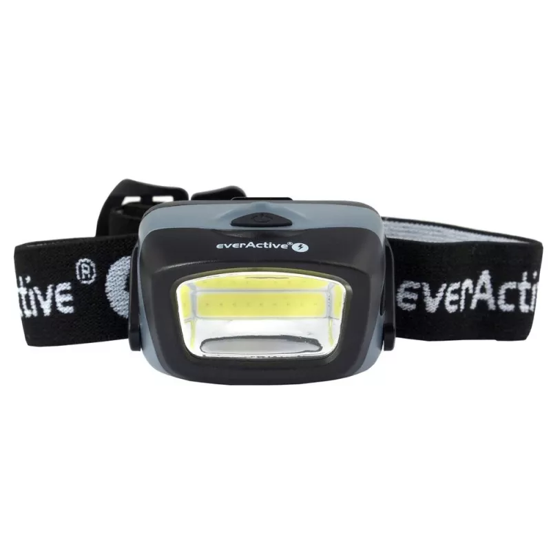 Lampa czołowa everActive HL-150, czołówka, 150 lm, 3 W, IPX4, 3×AAA, czarna