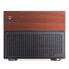 Jonsbo N4 Microtower Casing Czarny Durable Steel Compact PC Enclosure