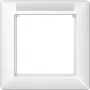 JUNG AS 581 BF INA WW. Produktfarbe: Weiß, Material: Thermoplast. Breite: 80,5 mm, Höhe: 80,5 mm (AS581BFINAWW)
