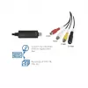 LogiLink USB 2.0 A/V Grabber. USB A/M na 3xCinch + MiniDIN5/F. Czarny