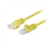 Lanberg PCU6-20CC-0100-Y kabel krosowy Cat.6 UTP, 1 m, żółty, 10 sztuk