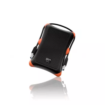 SILICON POWER Armor A30 - Festplatte - 2TB - extern (tragbar) - 2.5 (6,4 cm) - USB3.0 - Schwarz (SP020TBPHDA30S3K)