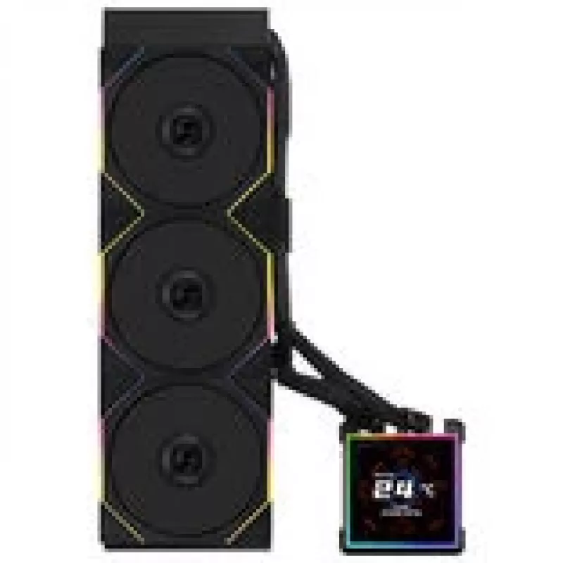 AiO chłodzenie cieczą lian li HydroShift II LCD-S 360mm z RGB i wyświetlaczem LCD