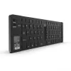 Klawiatura bezprzewodowa Inca IBK-579BT Bluetooth 66 klawiszy Metaliczne srebro