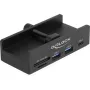 DeLOCK 64263 Hub USB Typ-A 5000 Mbit/s Czarny
