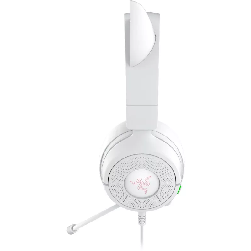 Zestaw słuchawkowy Razer Kraken Kitty V3 X — gamingowy zestaw słuchawkowy z podświetleniem RGB, lekką konstrukcją, wbudowanym mikrofonem