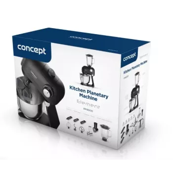 Mikser stojący Concept RM8000 – robot kuchenny 1200 W, czarny