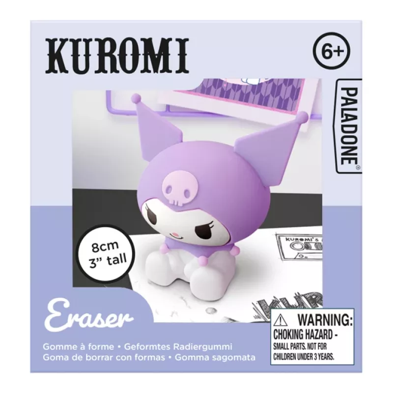 Gumka Paladone Kuromi chunky novelty eraser PP14533KUR, gumka w kształcie postaci, kolekcjonerski rozmiar