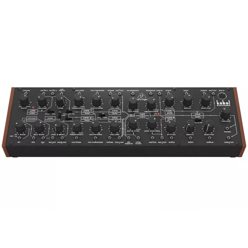 Moduł ekspandera analogowego syntezatora Behringer KOBOL — moduł ekspandera do montażu w racku