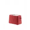 Toster Alessi MDL08B Czarny — Design Plissé, 6 stopni przyrumieniania, tryb bajgiel/rozmrażanie/podgrzewanie, 340×185×250 mm
