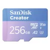 Karta pamięci SanDisk Creator MicroSD 256 GB, szybkość transferu do 190 MB/s
