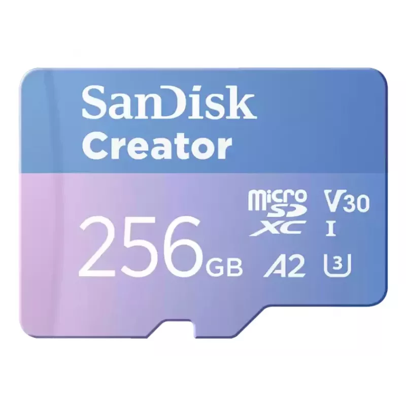 Karta pamięci SanDisk Creator MicroSD 256 GB, szybkość transferu do 190 MB/s