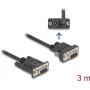Kabel szeregowy DeLOCK 88239 1,8 m DB9 męski do DB9 męski