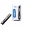 LogiLink UA0096 koncentrator interfejsów 480 Mbit/s Czarny