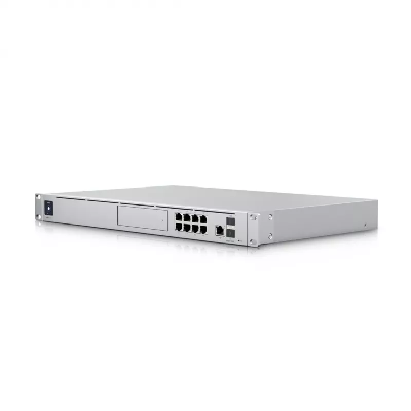Bramka UBIQUITI Dream Machine Special Edition — szafa 1U, 8x RJ-45 LAN, PoE, procesor 1,7 GHz, 4 GB DDR4, 16 GB flash, ekran dotykowy 3,3 cm