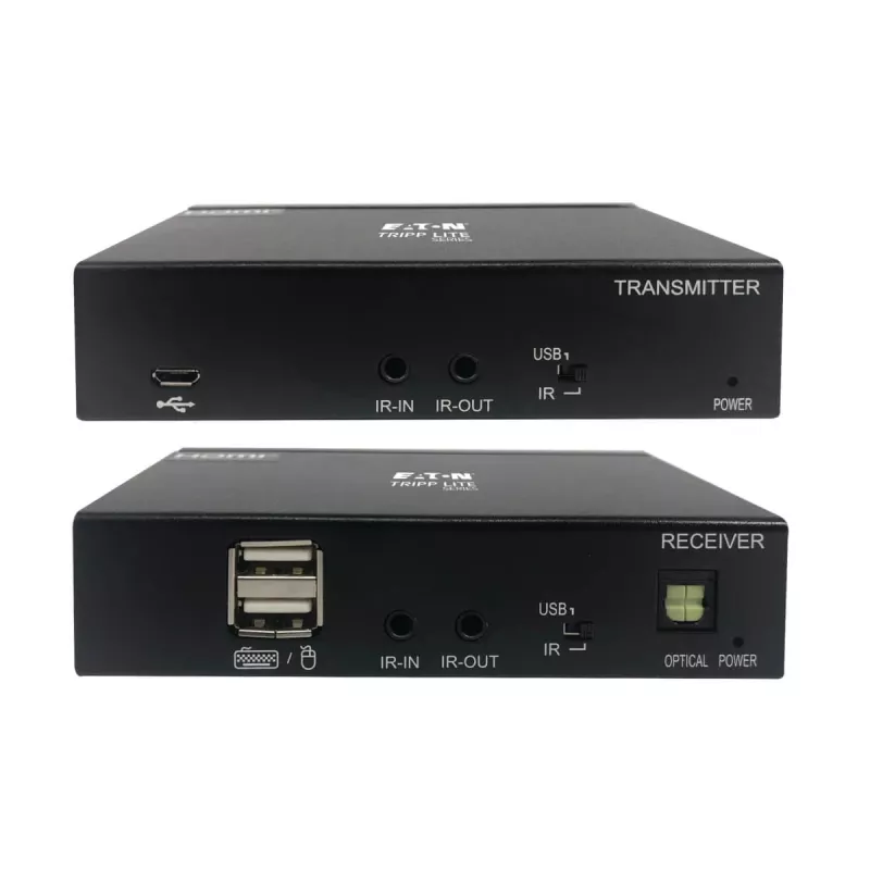 Zestaw przedłużacza DisplayPort na HDMI przez Cat6 z obsługą KVM, 4K 60Hz, 4:4:4, USB, PoC, HDCP 2.2, do 70 m, TAA - Rozszerzenie wideo/audio, HDMI, DisplayPort