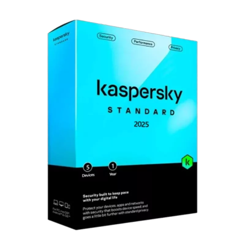 Kaspersky Standard | 5 urządzeń | 1 rok | UE