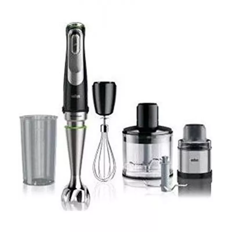 Braun MultiQuick 9 MQ9138XI 0,6 L Blender ręczny 1200 W Czarny, Stal nierdzewna