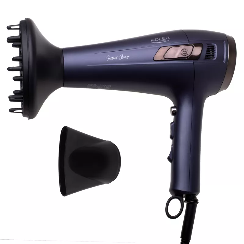 Suszarka z przewodem zwijanym - 2400W + dyfuzor Adler
