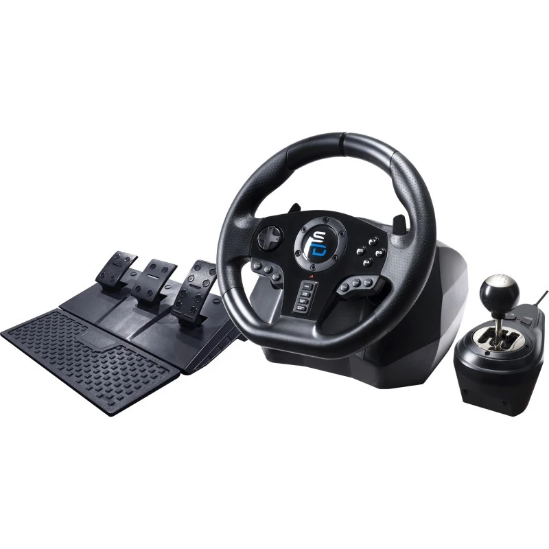 Kierownica + Pedały Subsonic GS850-X Czarny obrót 270° USB