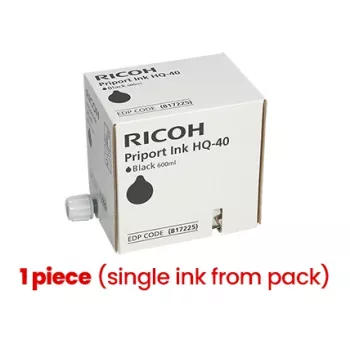 Ricoh Priport HQ-40 (817225) Wkład atramentowy, Czarny (1 szt.)