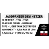 Klocki Cobi Jagdpanzer 38t Brave zestaw konstrukcyjny, 731 elementów