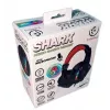 Słuchawki stereo Rebeltec z mikrofonem SHARK — przewodowe, nauszne