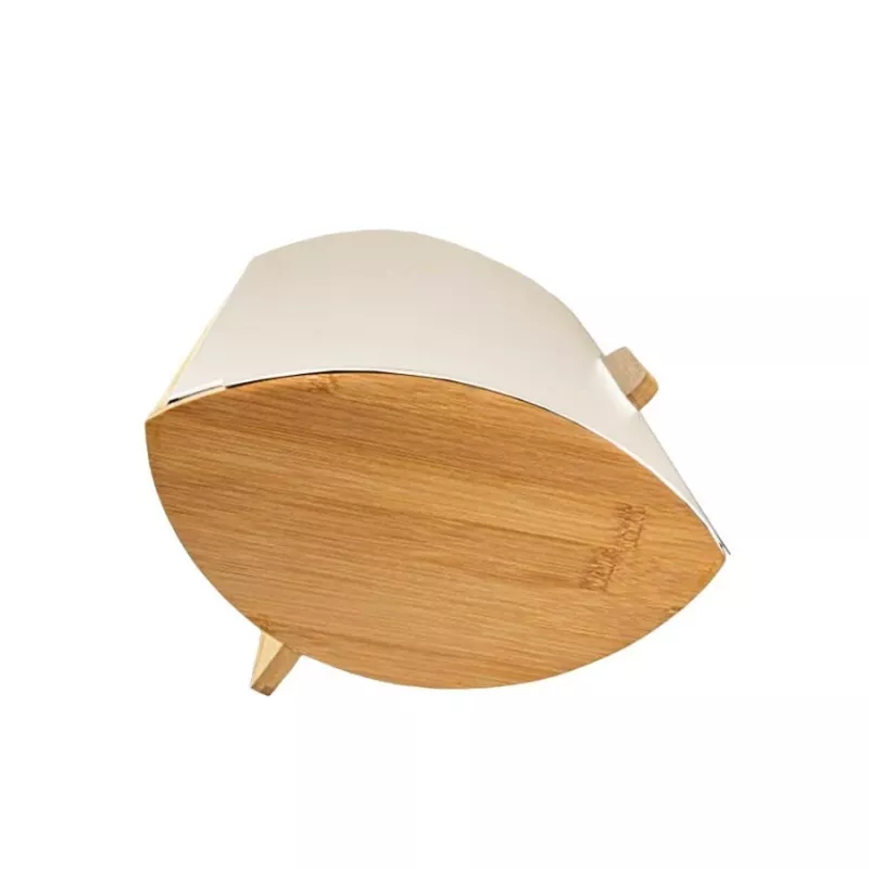 Pojemnik na chleb Maestro MR-1775-IVORY Kość słoniowa, Drewno Bambusowe, Metal