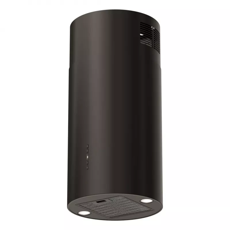 MAAN Elba2 39 cm czarny okap wyspowy rogowy