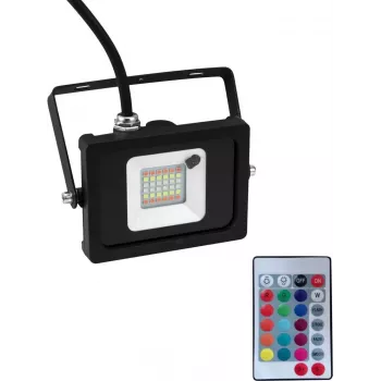 Reflektor LED EUROLITE FL-10 SMD RGB IP65 10W, kompaktowy reflektor zewnętrzny RGB