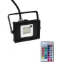 Reflektor LED EUROLITE FL-10 SMD RGB IP65 10W, kompaktowy reflektor zewnętrzny RGB