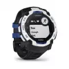 Smartwatch GARMIN Instinct 3.05 cm (1,2 cala) AMOLED 45 mm 390x390 px ekran dotykowy czarny biały GPS 4 GB 53 g pasek silikonowy