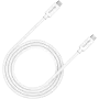CANYON UC-44, kabel, U4-CC-5A1M-E, USB4 TYPE-C do TYPE-C 40G 1m 5A 240W(ERP) z E-MARK, CE, ROHS, biały