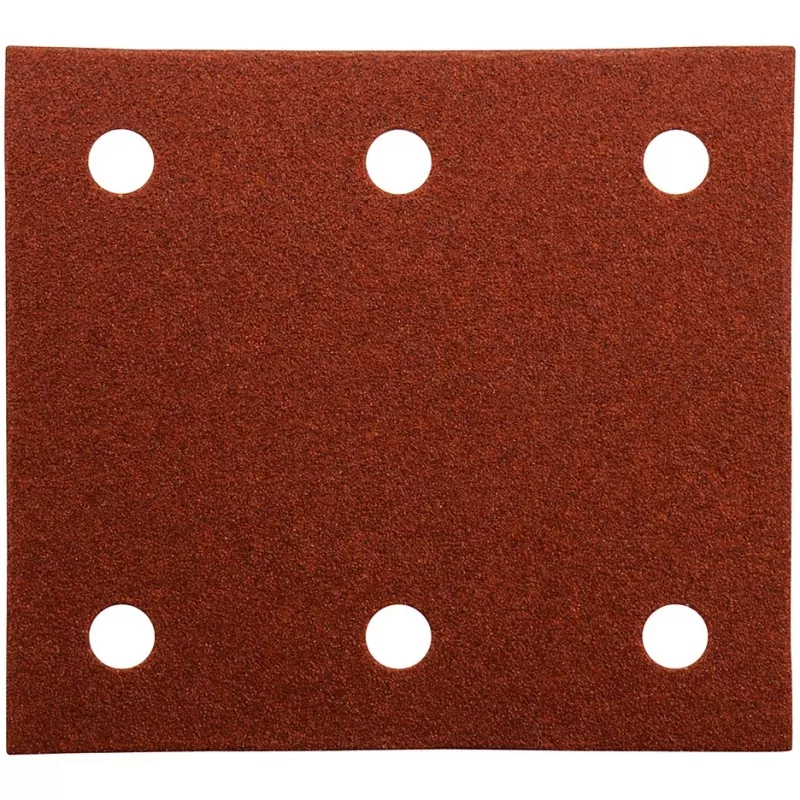 Makita - Schleifpapier - für Holz, Metall, Stahl, lackiertes Holz - 10 Stücke - rechteckig - Körnung: P100 - 102 mm x 114 mm (P-33118)