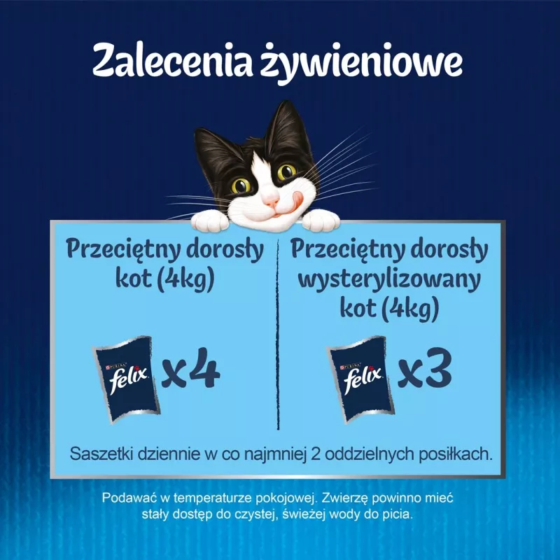 Felix Fantastic królik, jagnięcina - mokra karma dla kotów 340 g (4x 85 g)