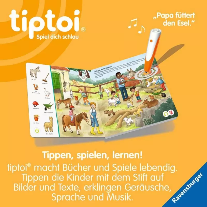 tiptoi Szukaj i odkrywaj: Moje zwierzęta, Książka edukacyjna