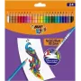 BIC Kids Evolution Illusion kredki ołówkowe ścieralne 24 kolory